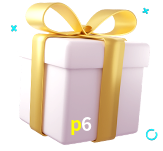 Receba seus bônus de boas-vindas no p6